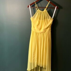 Yellow hi-low dress Social Bridesmaids